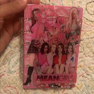 A7 Mean Girls shaker notebook